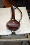 Fancy Art Glass Pitcher
