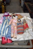 Easter Bunny Doll,American heirloom Porcelain Faced Doll,1976 Mattel Barbie Doll and other