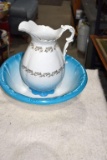 Homerlaughan Commode Bowl and Pitcher