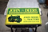John Deere Ande Rooney Porcelain Enamel Sign 15'x9'