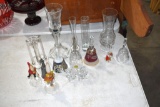 Bell Collection, Candle Stick Holder, Glass Vases