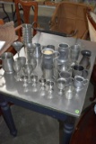 Pewter Wines, Mugs, Creamer And Sugar