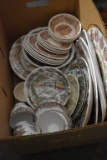 Staffordshire Serving Trays, Bareuth Serving Tray, Staffordshire Small Bowls, English Cups And