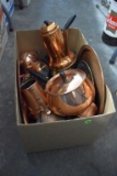 Copper Serving Dish, Copper Mugs, Copper Candle Stick Holders, Copper Trays