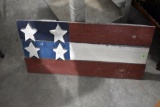 Painted U.S. Flag