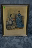 Victorian Style Cutout In Frame, 15''x12''