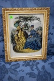 Victorian Style Cutout In Frame, 14.5''x11.5''