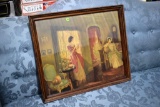 Fredrick Mizen Signed Victorian Lady Print, 24''x20.5''