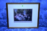 Emprems Surrounded By Her Ladies in Waiting by Franz Xanver Winter Halter Signed Print, Framed,