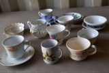 Porcelain Cups And Saucers