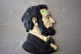 9'' Abraham Lincoln Metal Plack