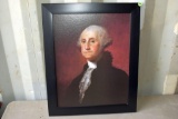 28''x9.75'' Framed Picture Of George Washington