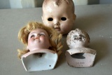 Assortment Of Vintage Doll Heads
