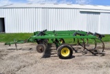 John Deere 714 Disk Chisel Plow, 9 Shank, 12', Buster Bar, Depth Control, SN: X001835