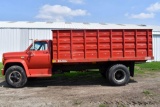 1980 Chevy C70 Single Axle Grain Truck, 15' Omaha Steel Box & Hoist, 27,780 Actual 2nd Owner