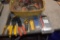 Assorted electrical supplies and tools