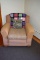 Matching mohair chair and mohair sofa, sofa:75