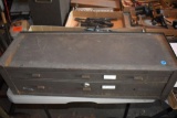 Machinist Tool Box Containing V Blocks, Mill Fixtures