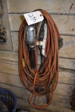 Assortment of extension cords, extension cord light