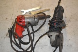 Milwaukee corded screwgun, Bosch grinder