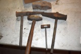 Assorted hammers