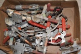 Large assortment of clamping tools