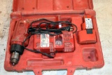 Milwaukee cordless drill with battery and charger