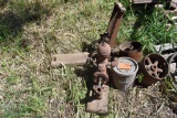 (4) Steel Belt Pullys, Minno Pail, Pump Jack Pump