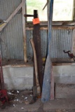 2 man Cross Cut Saw, 2 Oars, Axe