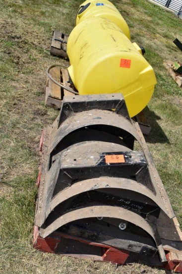 (2) 150 gallon Ace roto-mold 150 gallon tanks with saddles