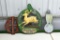 John Deere Aluminum Plaque, Hard Plastic Case Eagle, Aluminum International Harvester Plaque
