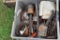 Assorted Gas Engine Parts Including: Pistons, Connecting Rods, Valves