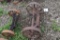 2 Sets Gas Engine Steel Wheel Truck Axles