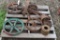 Pallet of Assorted Steel Wheels and Pulleys
