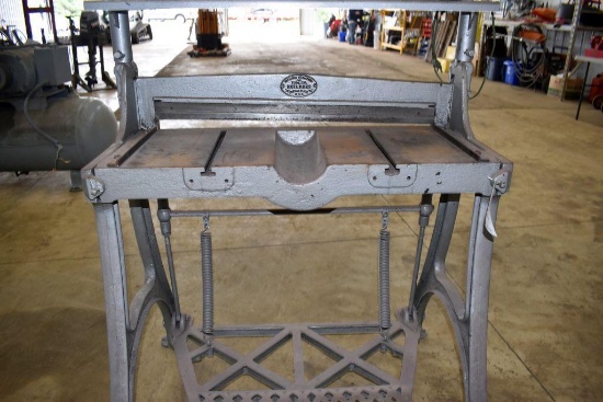 Niagara Stamping and Tool Co., foot powered sheer