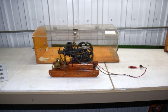 Built by Arnold Severson: Associated Little Brother Electric Powered Hit and Miss Model Engine