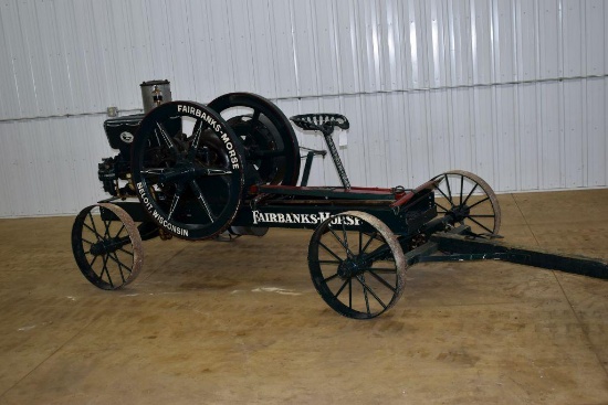 Fairbanks Morse Model Z, 10 HP, SN 159118, on Horse Drawn Track w/ Pulls