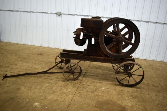 Economy, 5E HP, 425 RPM, SN 55997, on Steel Wheel Pull Truck, Not Complete