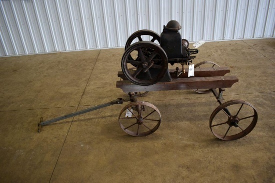 Sta-Rite, 1 1/2 HP, On homemade pull truck