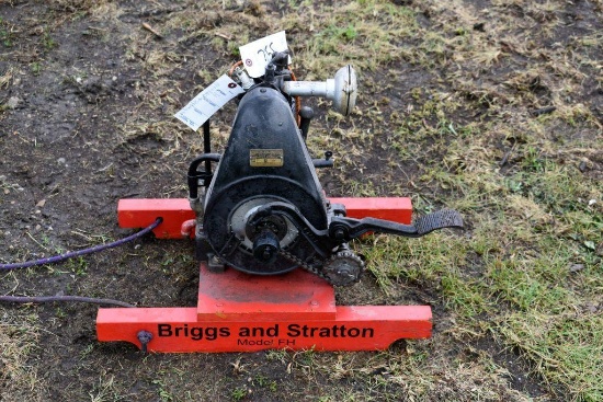 Briggs & Stratton Model FH Kickstart Gas Engine, Motor Free, SN 71349