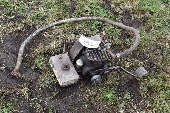 Briggs & Stratton Model WMB Kickstart Gas Engine with Exhaust, Motor Free, SN 13330