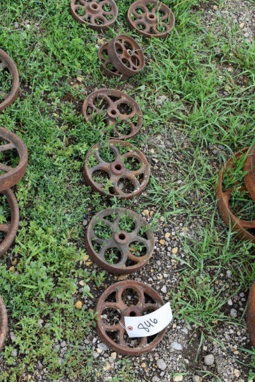 (8) Small Steel Wheels