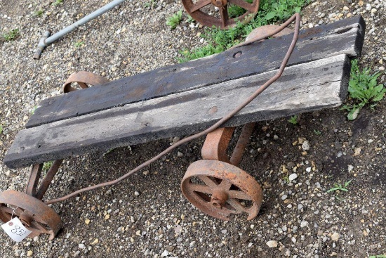 Gas Engine Steel Wheel Truck, 47.5"x11"