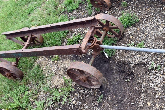 Gas Engine Steel Wheel Truck, 54"x12.5"