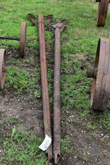 (2) Steel Horse Pulls, 135" Long