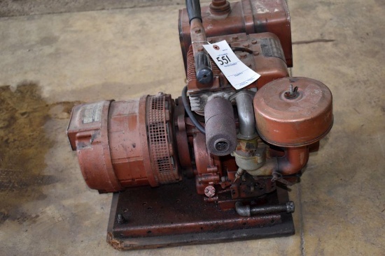 Briggs & Stratton Generator, 120 VT, 2500 Watt, Model 41-B, Unknown condition, motor free