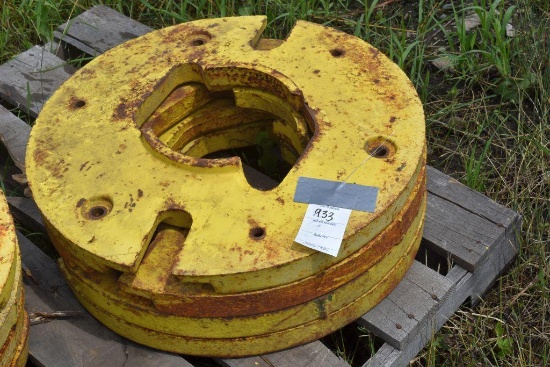 (4) John Deere Wheel Weights