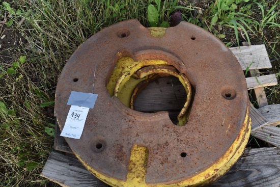 (4) John Deere Wheel Weights (1 with Minor Damage)