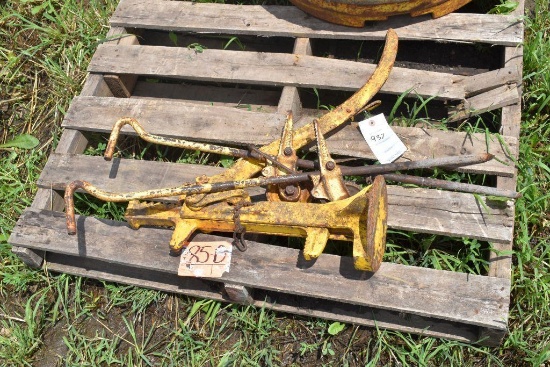 Vintage Jack, (2) Vintage Corn Planter Trip Stakes