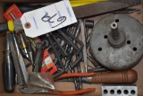 Hole Saw, Allen Wrenches, Drill Bits, Punch and Chisel